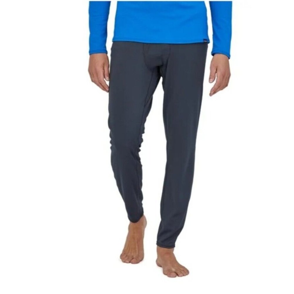 Men's Patagonia Blue Capilene Midweight Pajama Sleep Bottoms Pants Size XXL